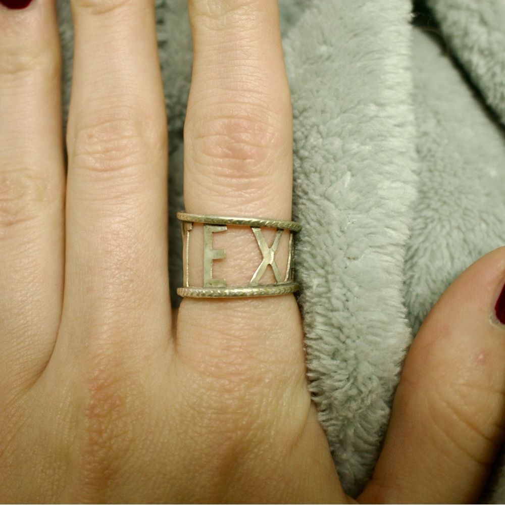 Texas Souvenir Spoon Ring